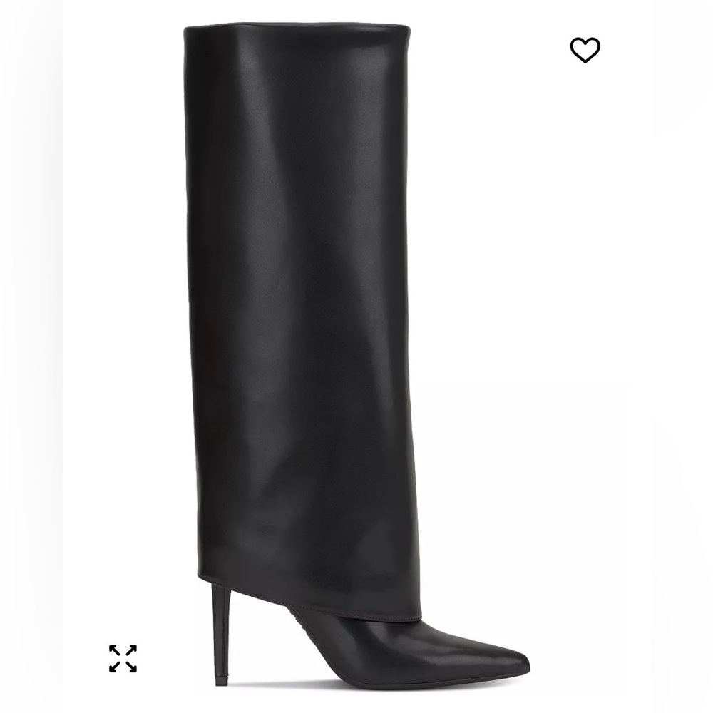 INC International Concepts Black Heeled Boots